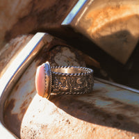 ‘Desert Day & Night' Storyteller Ring - Pink Conch - Sterling Silver