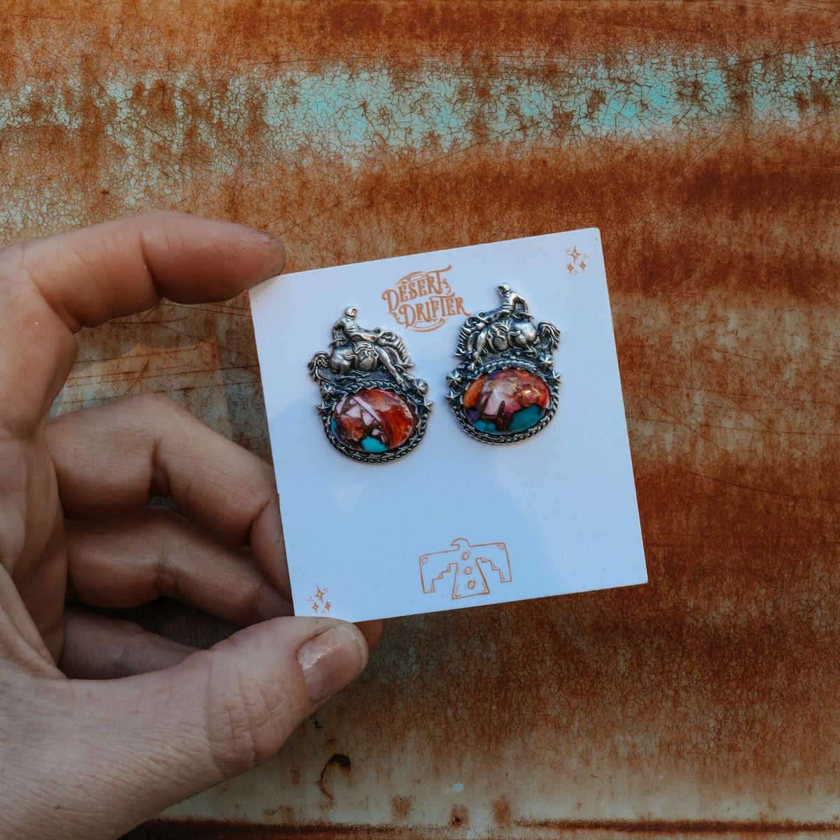 'Fuck Around and Find Out' Earrings - Orange Dahlia - Pick Option