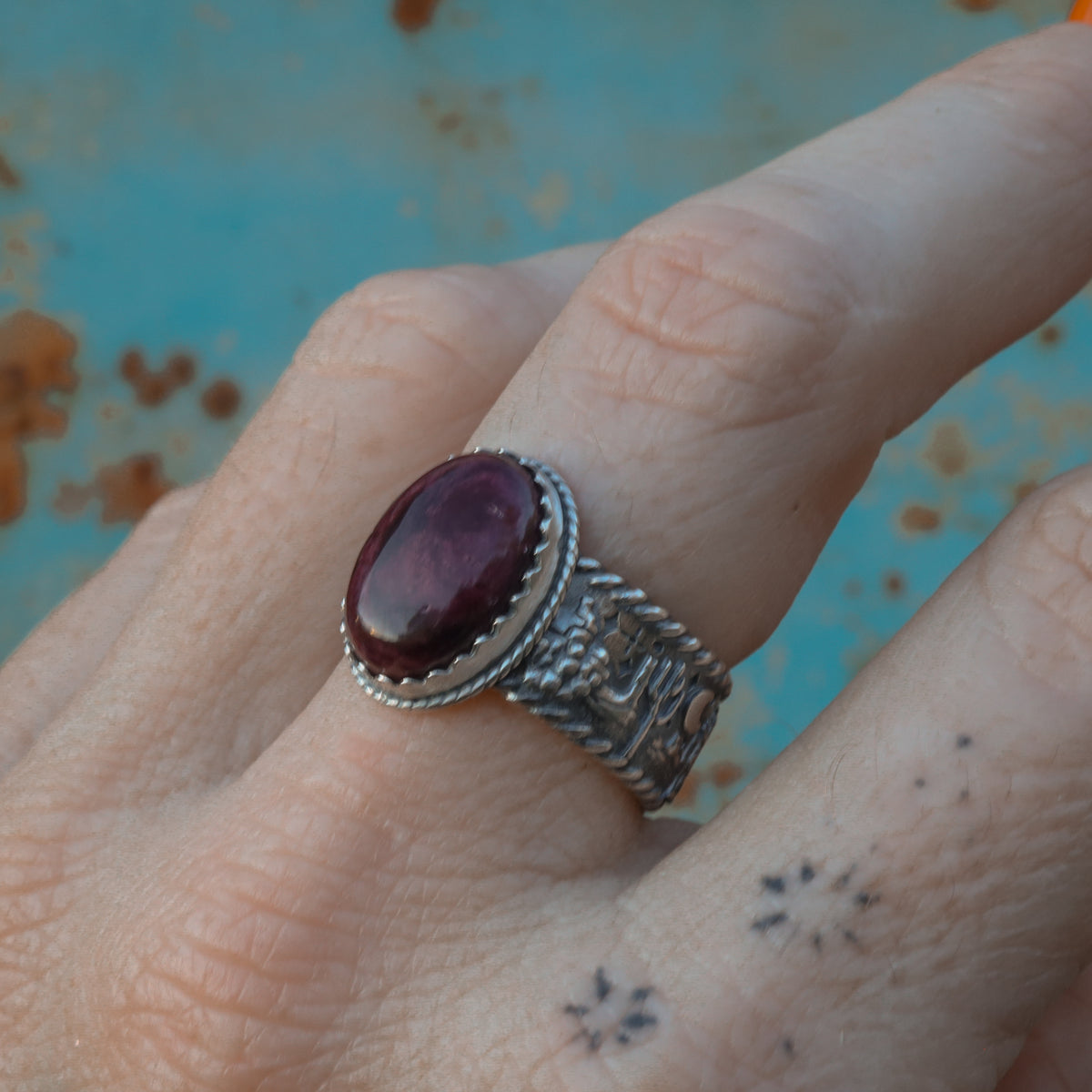 ‘Desert Day & Night' Storyteller Ring - Purple Spiny - Pick Option