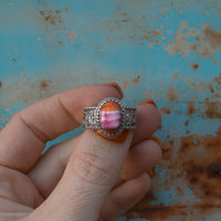 ‘Desert Day & Night' Storyteller Ring - Orange Dahlia - Size 10  - Pick Option