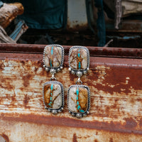 'Two Stone’ Earrings - Royston Ribbon