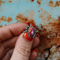 'Moon & Star' Ring - Orange Dahlia - Size 6 - Pick Option