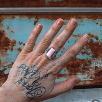 ***PRE-ORDER*** Bar Ring - Pink Conch - Sterling - Pick Option