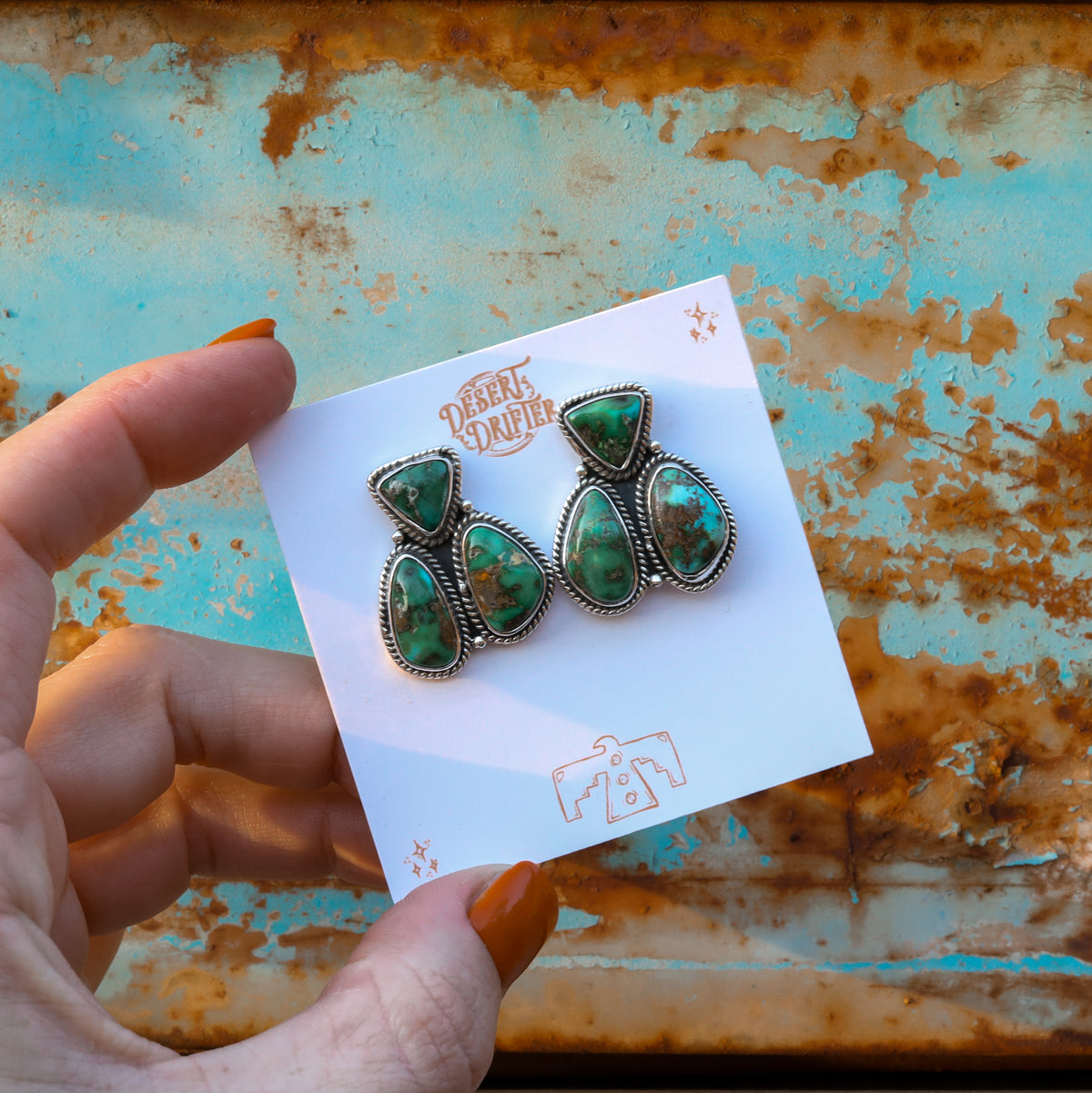 ‘Statement Cluster' Earrings - Sonoran Mountain