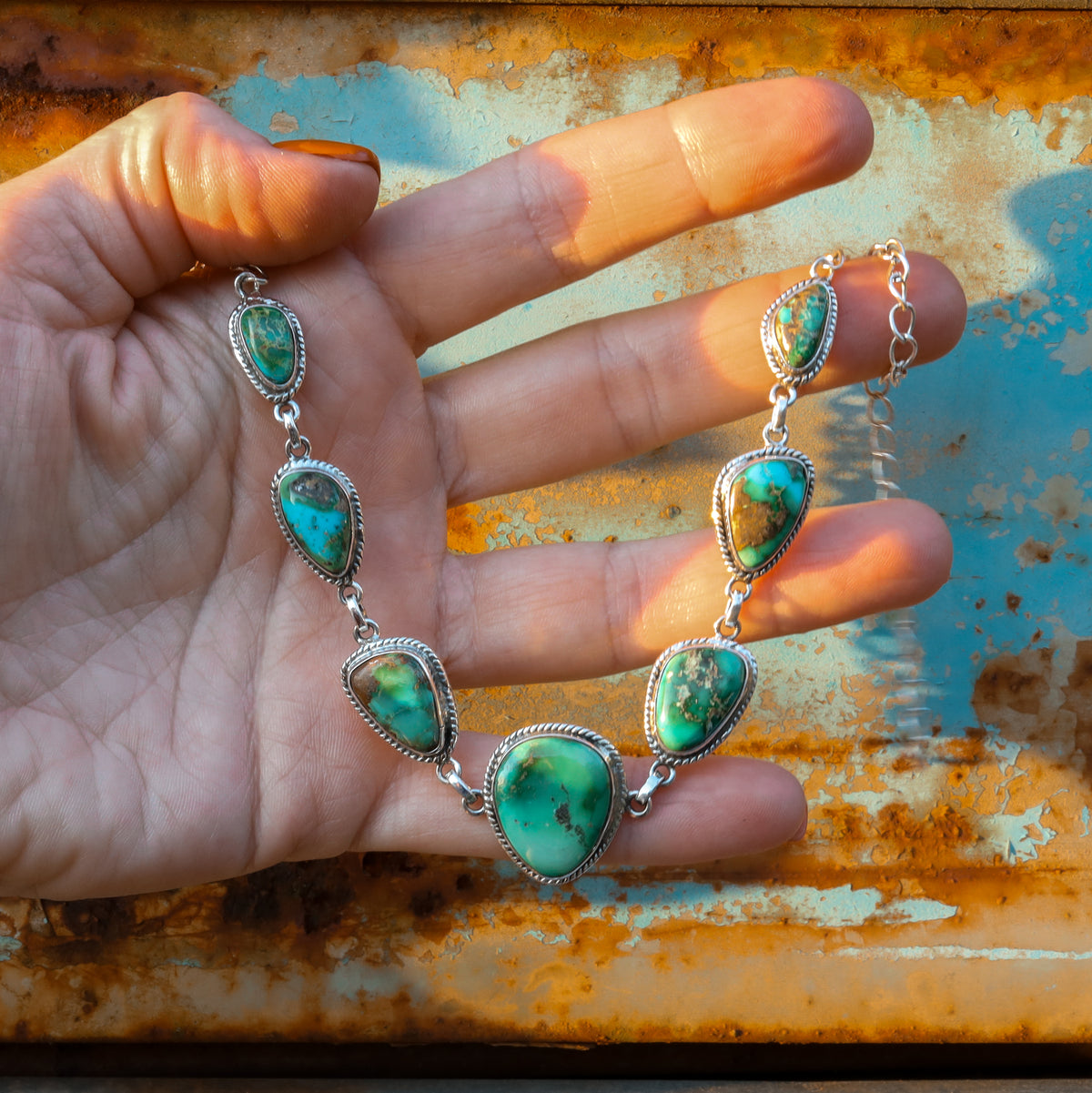 ‘Seven Stone' Choker Necklace - Sonoran Mountain