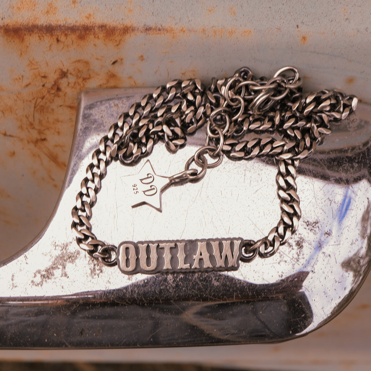 'Outlaw' Necklace - Sterling Silver