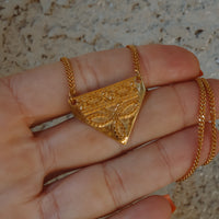 Boot Stitch' Necklace - 18k Gold