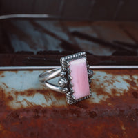 ***PRE-ORDER*** Bar Ring - Pink Conch - Sterling - Pick Option