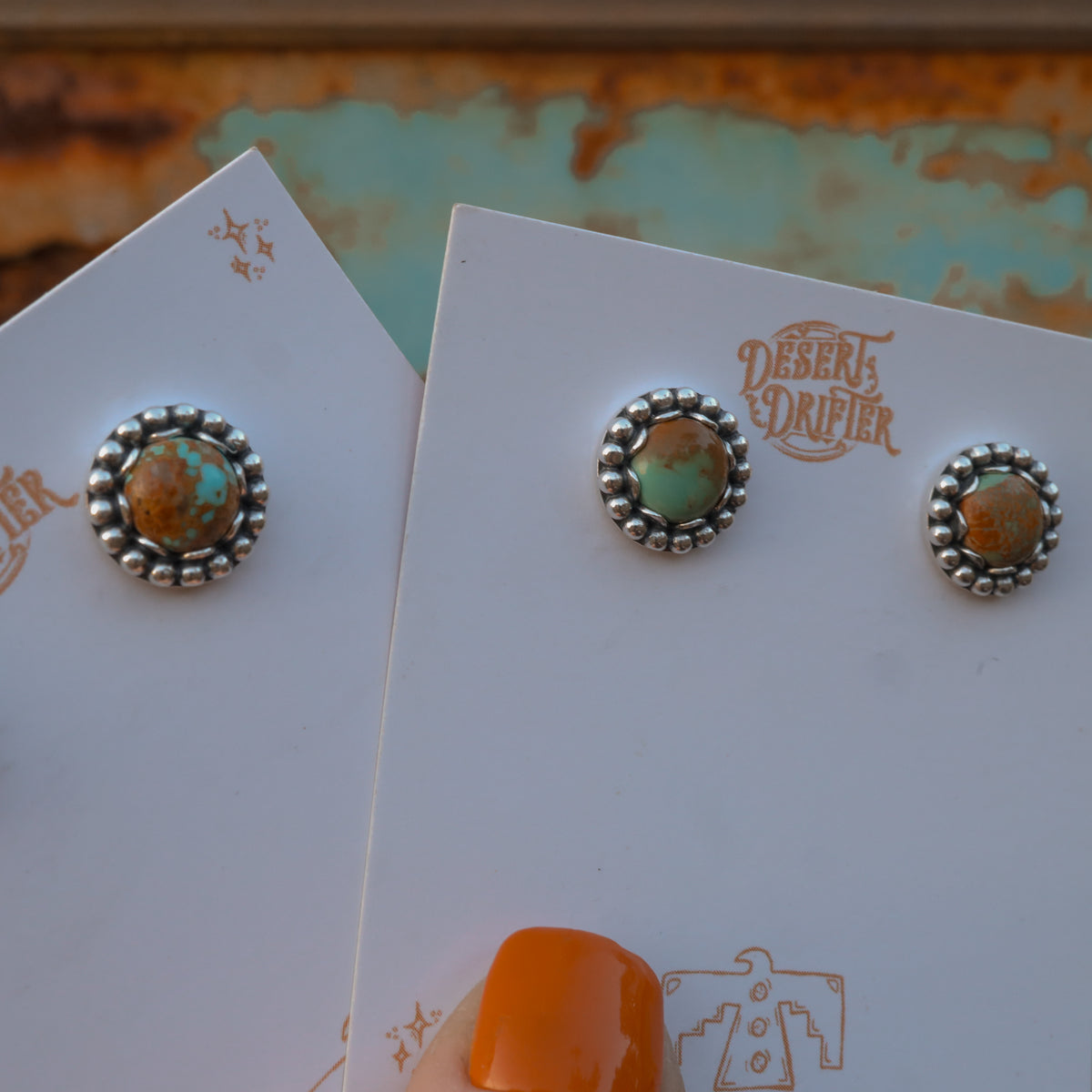 'Drifter’ Midi Studs - Kingman - Pick Option