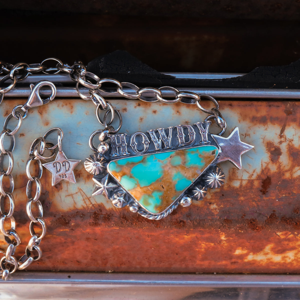 ‘Howdy’ Necklace - Kingman - Option 1