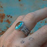 ‘Desert Day & Night' Storyteller Ring - Kingman - Size 8.25 - Pick Option