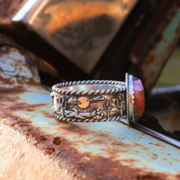 ‘Desert Day & Night' Storyteller Ring - Purple Mohave - Size 10