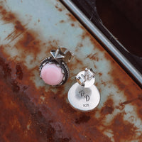 'Star Baby' Midi Studs - Pink Conch - Sterling Silver