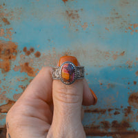 ‘Desert Day & Night' Storyteller Ring - Orange Dahlia - Size 11  - Pick Option