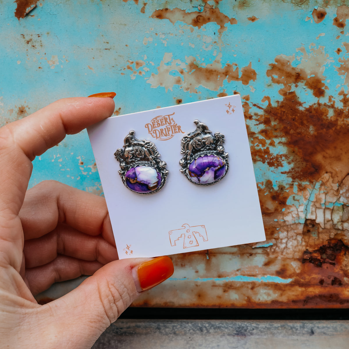 'Fuck Around and Find Out' Earrings - Purple Violet - Pick Option